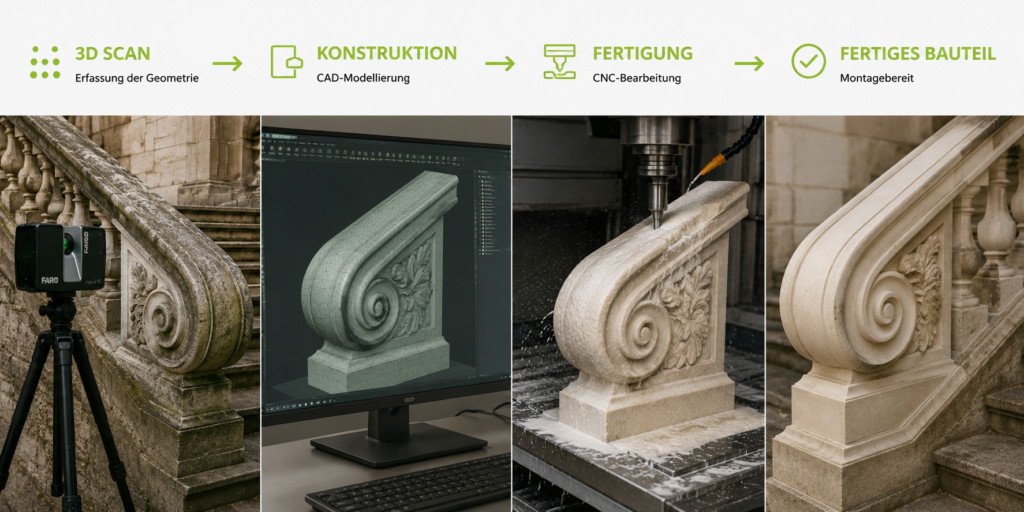 3d scan bis zum fertigen bauteil